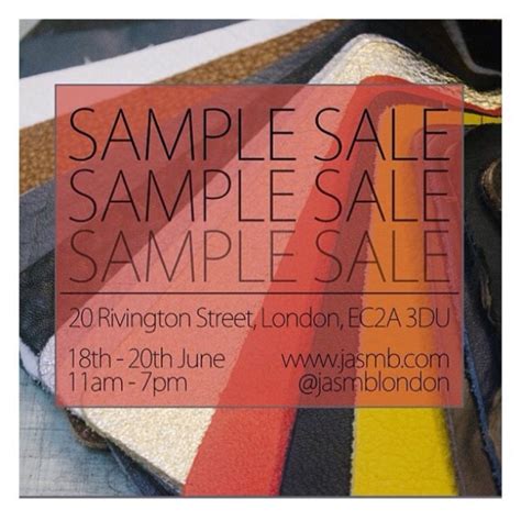 sample sale London